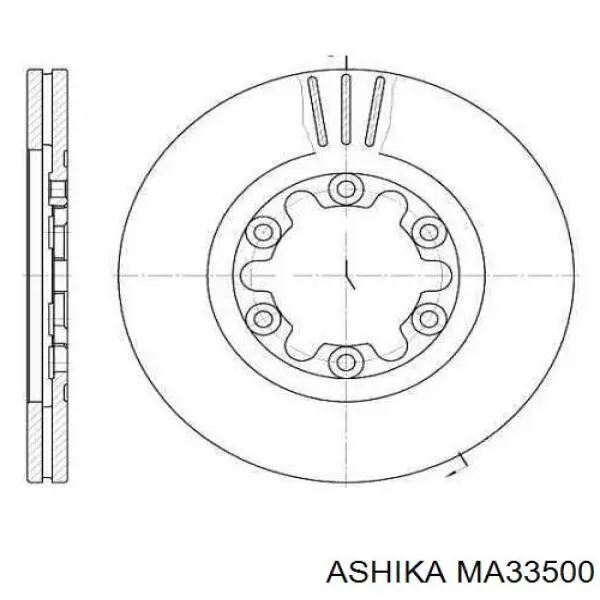 MA33500 Ashika Стійка передня