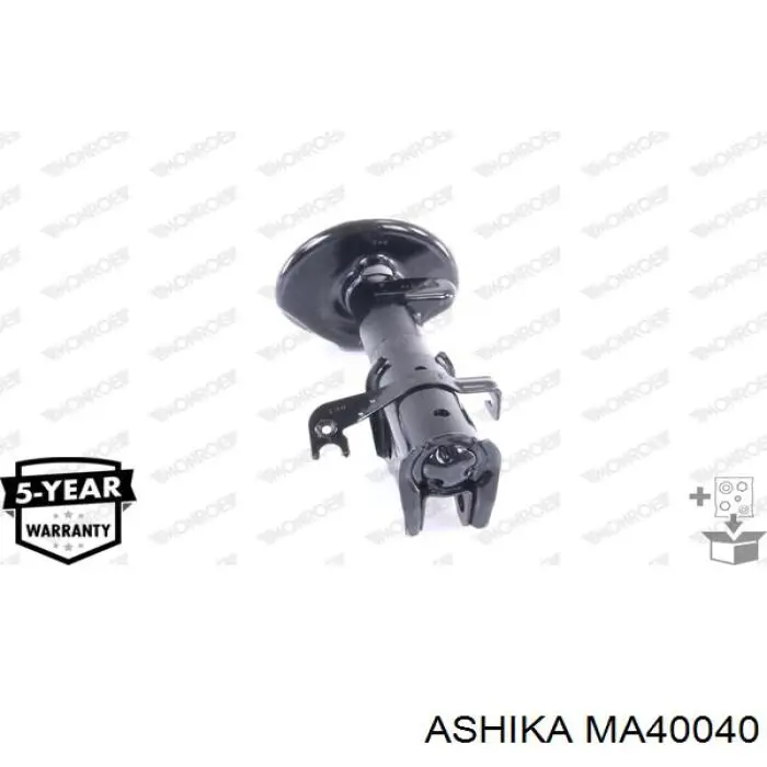 Амортизатор передній, правий MA40040 Ashika