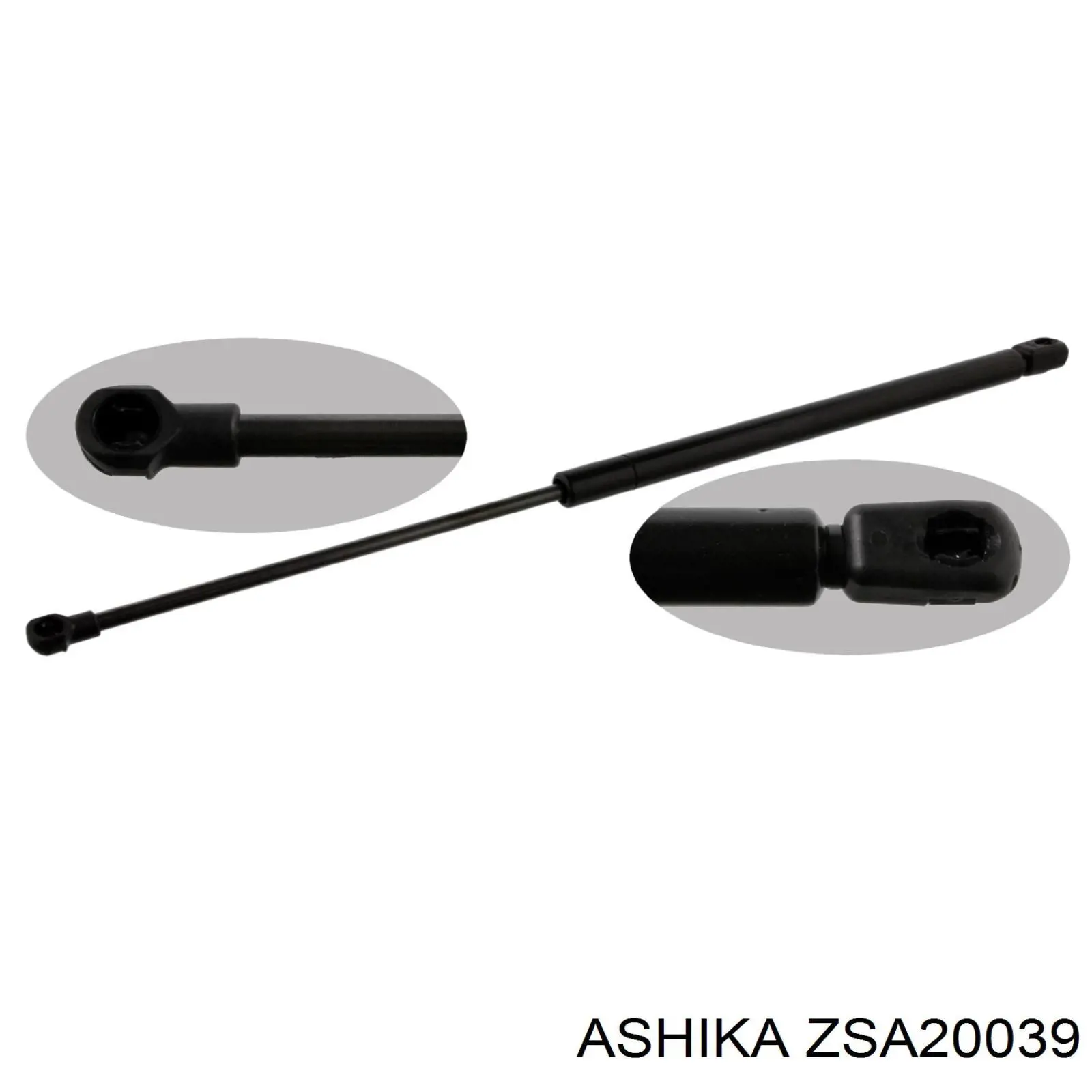 ZSA20039 Ashika амортизатор кришки багажника/ двері 3/5-ї задньої