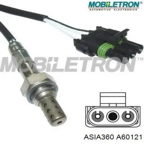 Лямбдазонд, датчик кисню до каталізатора Asia360 A60121 ціна, від 57.19 USD