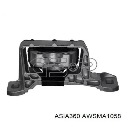AWSMA1058 Asia360 подушка (опора двигуна, права)