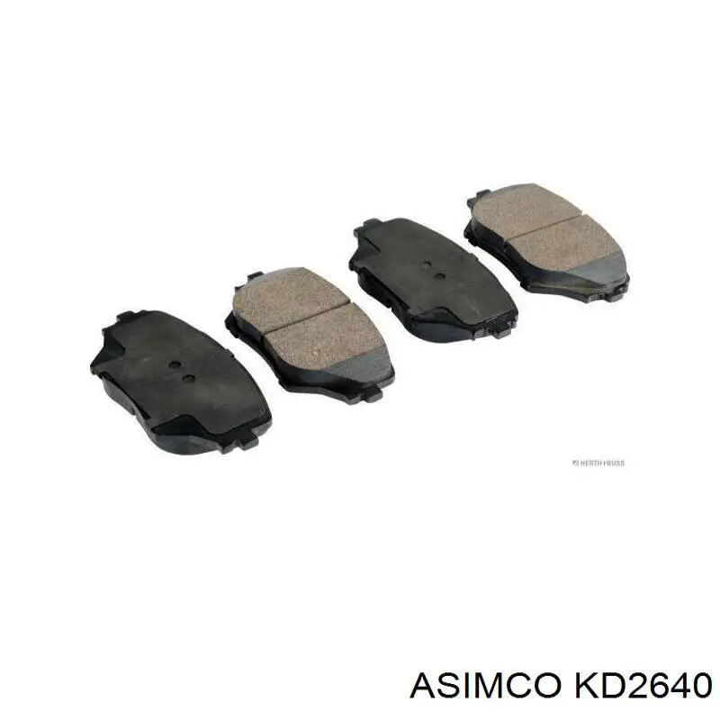 Гальмівні колодки Asimco KD2640 ціна, від 21.59 USD
