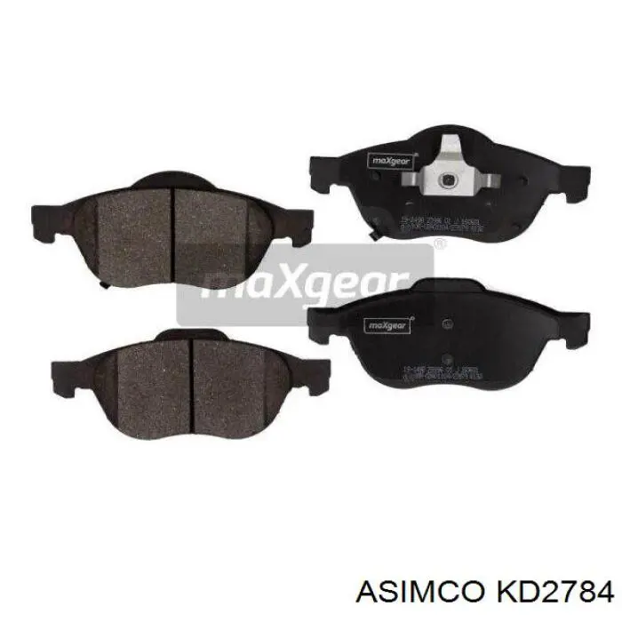 KD2784 Asimco Передні гальмівні колодки