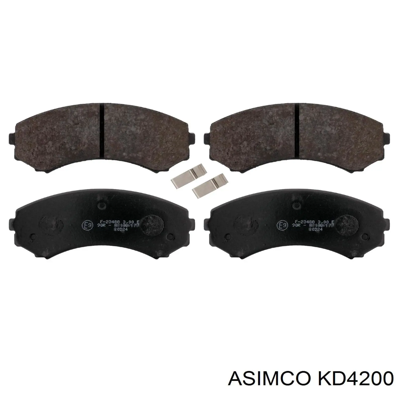 KD4200 Asimco колодки гальмівні передні, дискові