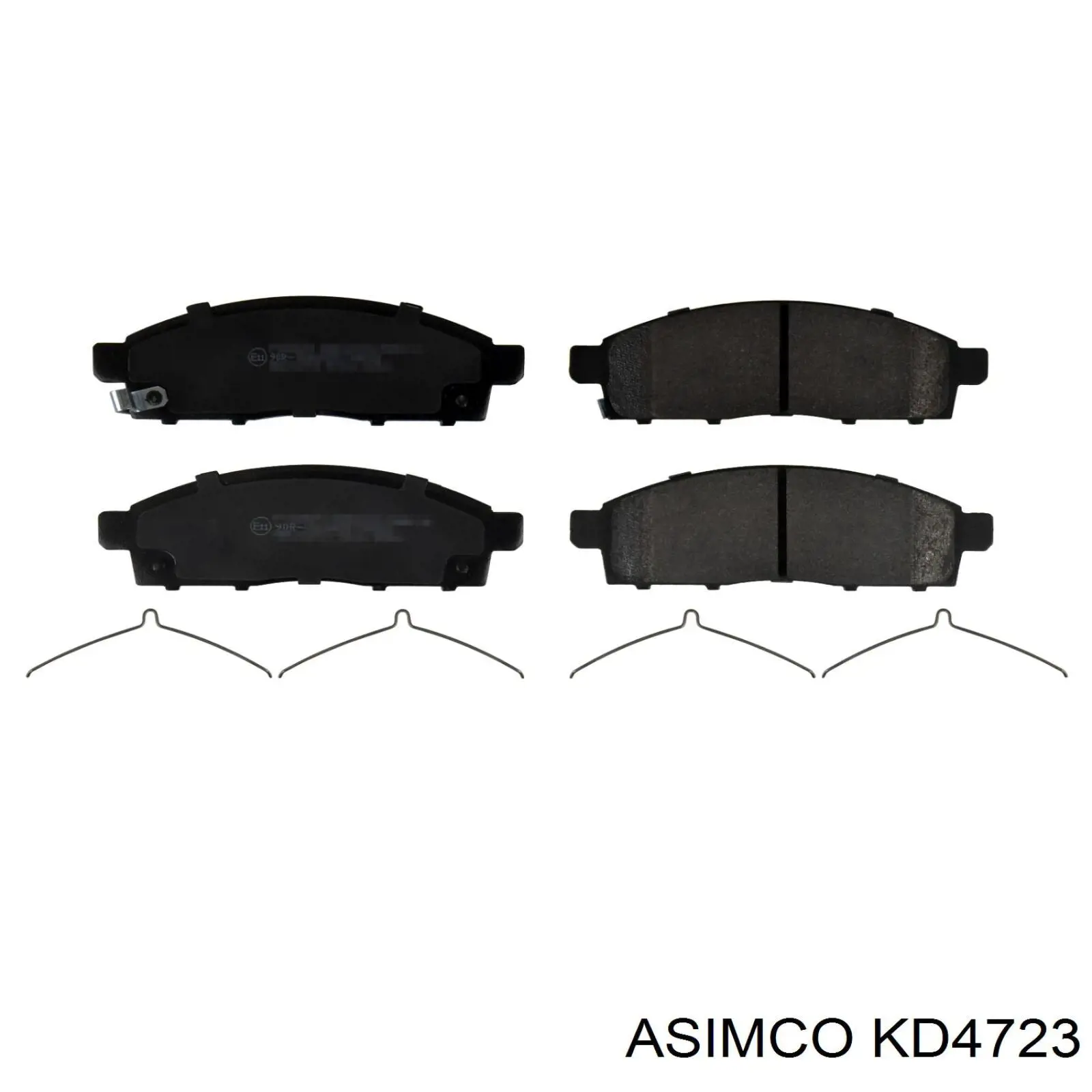 Гальмівні колодки Asimco KD4723 ціна, від 25.55 USD