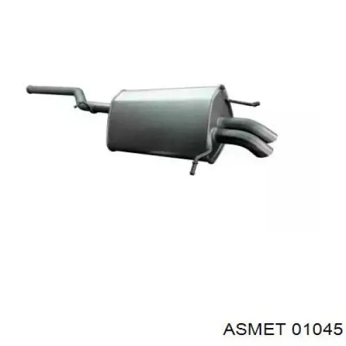 Купити A2034910300 Mercedes Вихлоп