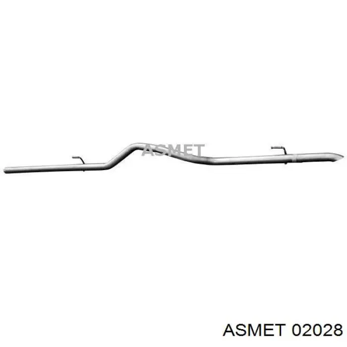 Глушник, задня частина 02028 Asmet