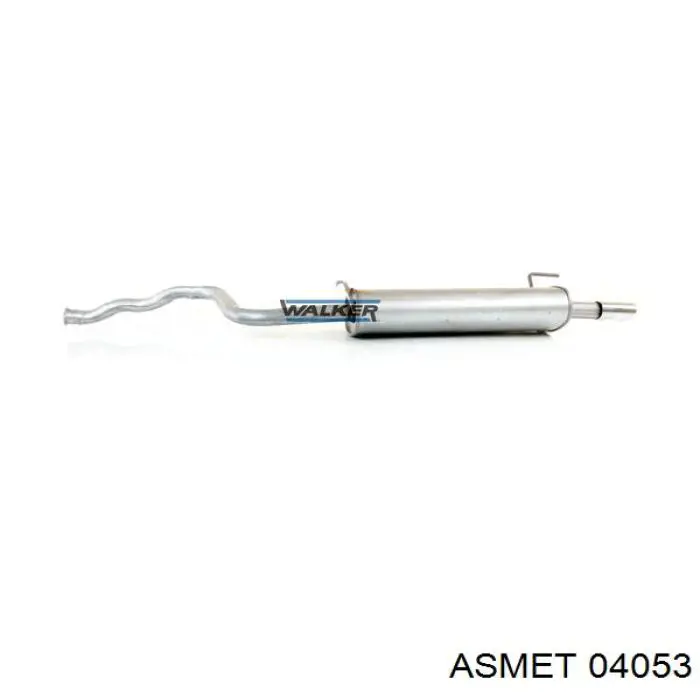 Глушник, задня частина 04053 Asmet