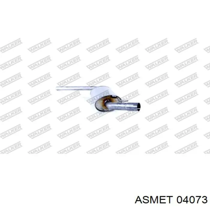 4236423 Starline Середній глушник