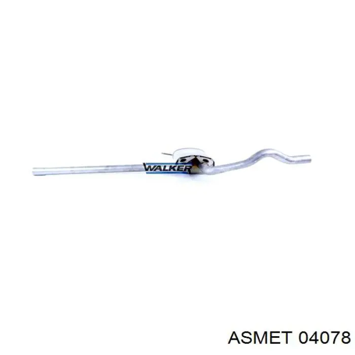 ASM04078 Asmet глушник, центральна частина