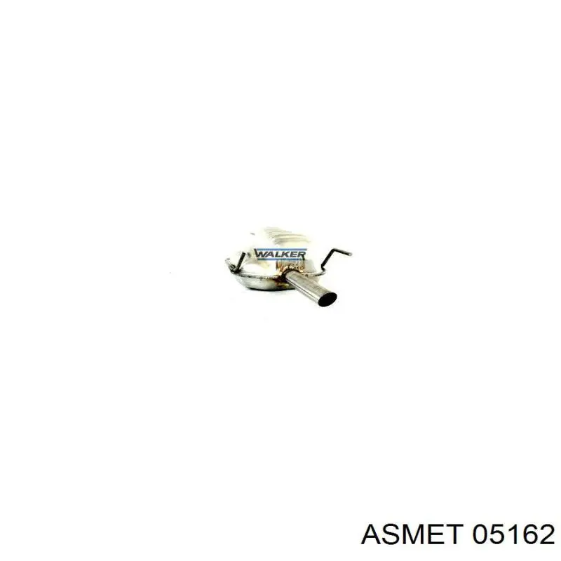 05162 Asmet глушник, задня частина