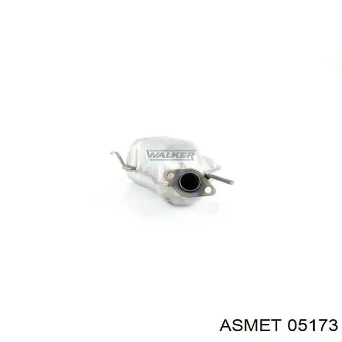 05173 Asmet Глушник, задня частина
