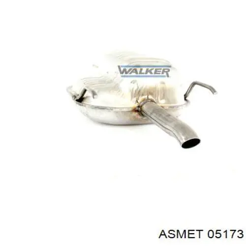 Вихлопна труба Asmet 05173 ціна, від 76.04 USD