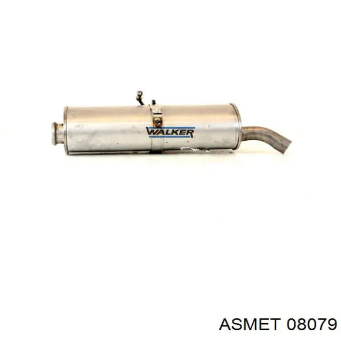 ASM08079 Asmet глушник, задня частина