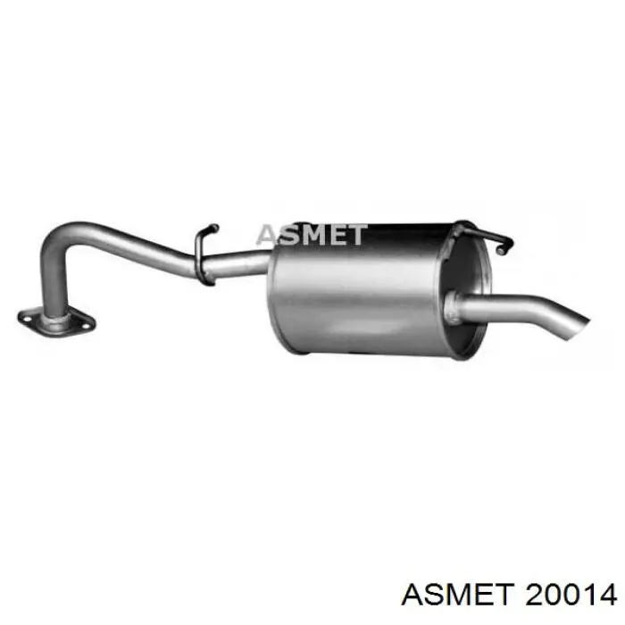 174300Q020 Toyota Глушилка задня