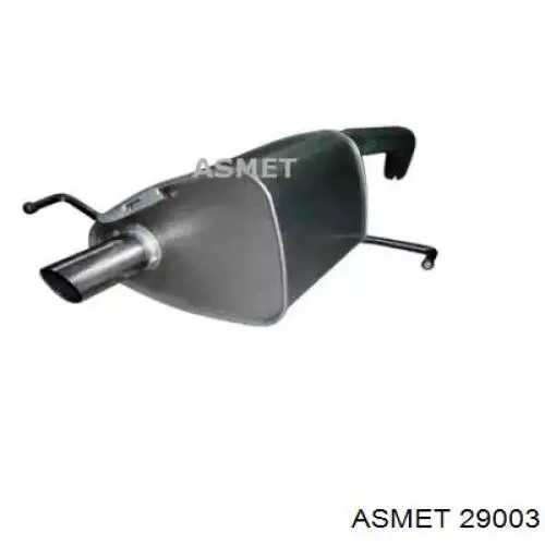 Глушник, задня частина 29003 Asmet