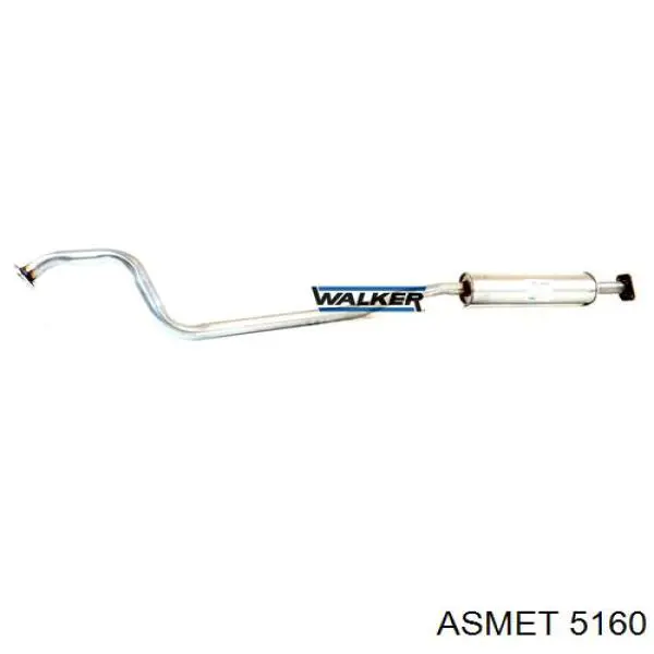 Глушилка задня Asmet 05160
