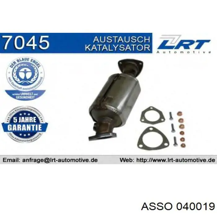 Купити 040019 Asso Перетворювач відпрацьованих газів