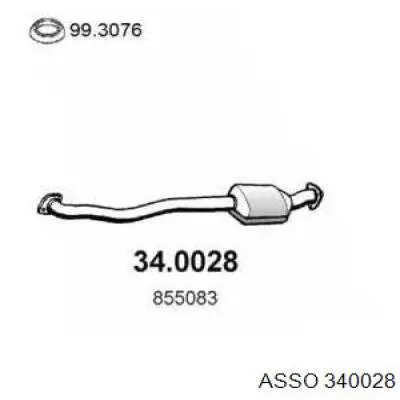 Каталітичний нейтралізатор відпрацьованих газів на Opel Vectra A 86, 87