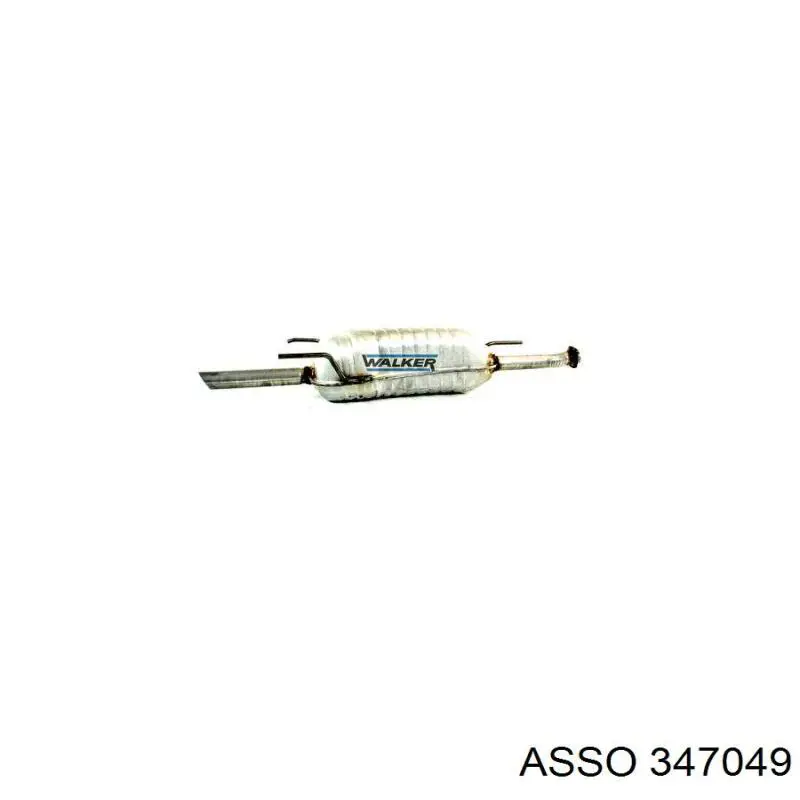 5852099 Opel Глушилка задня