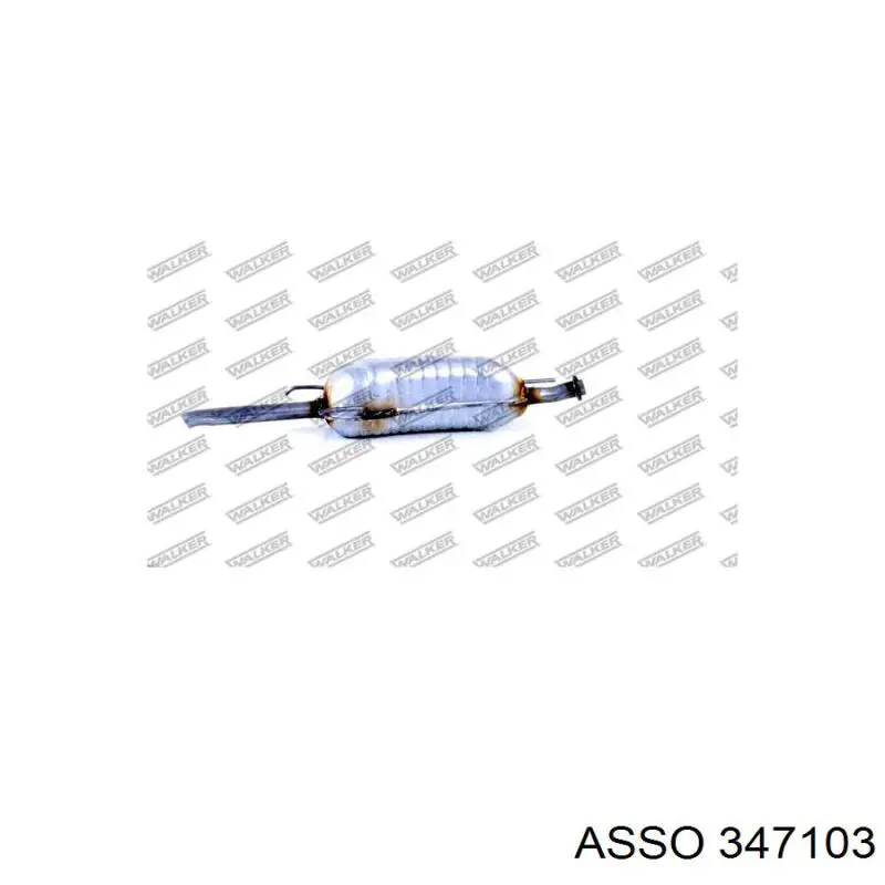 Вихлопна труба Asso 347103 ціна, від 84.02 USD