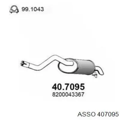 Вихлопна труба Asso 407095 ціна, від 49.07 USD