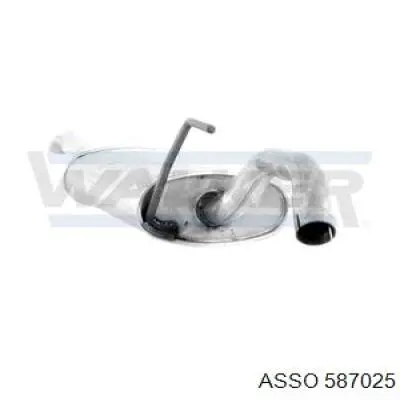 3A0253609G VAG Глушник, задня частина