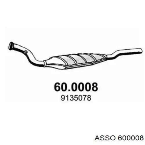 Купити 8603021 Volvo Перетворювач відпрацьованих газів