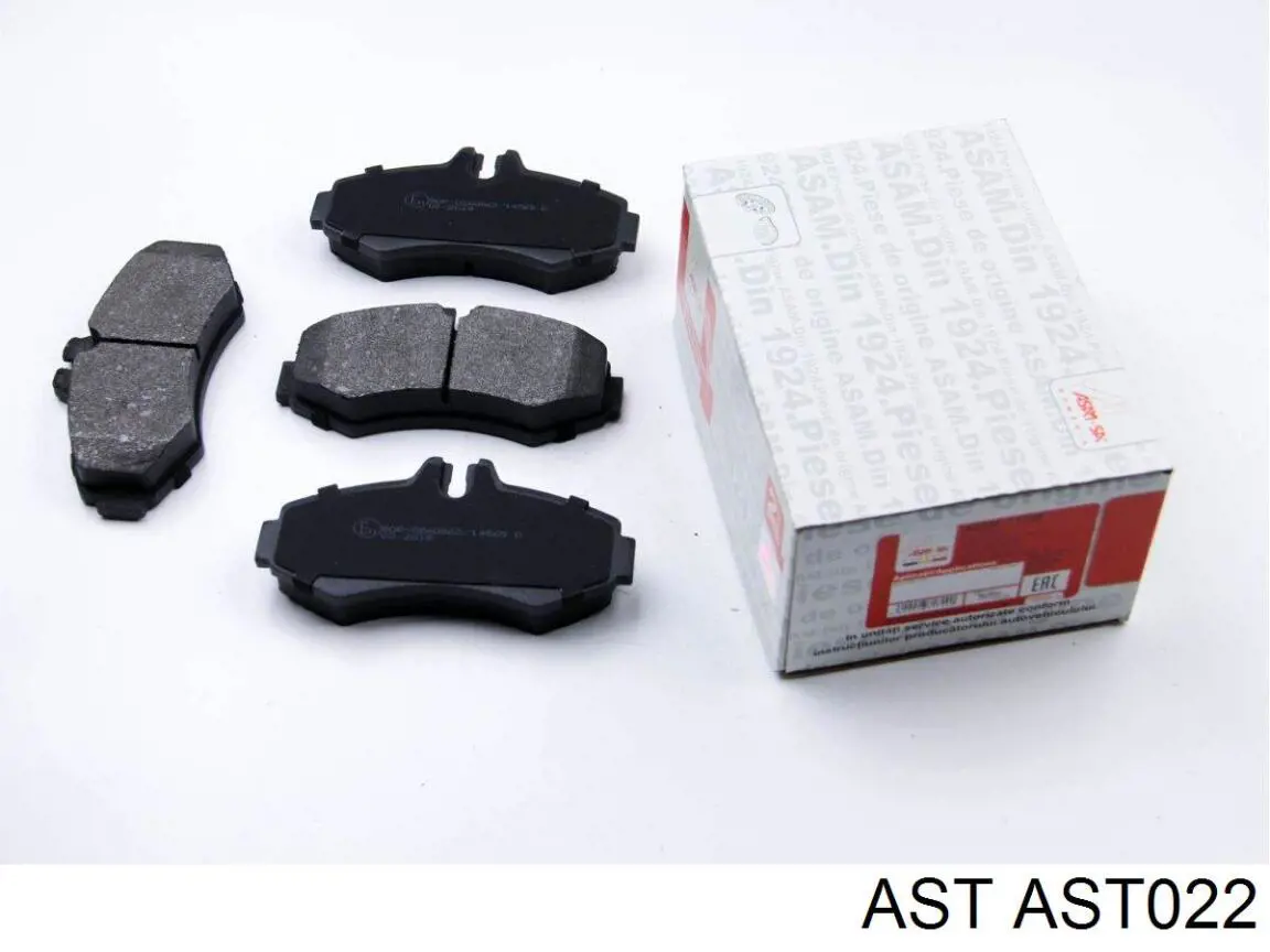 AST022 AST Передні гальмівні колодки