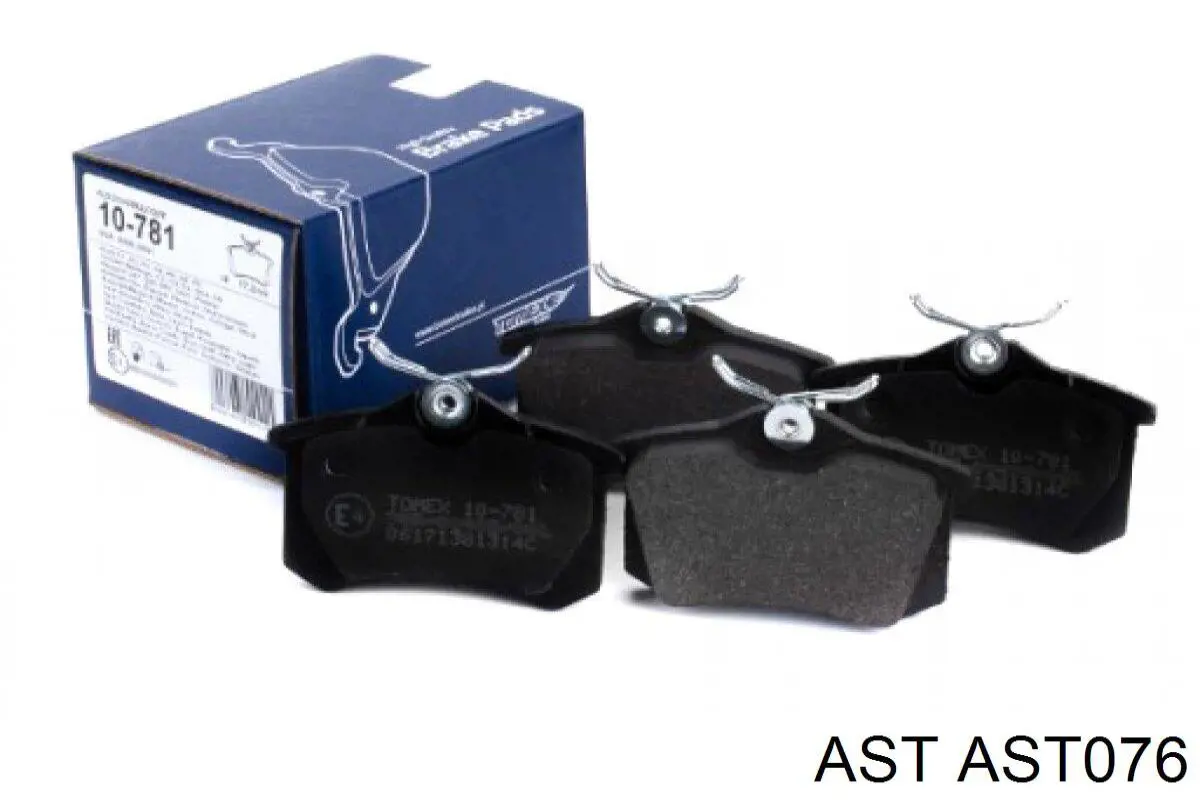 Купити AST076 AST Колодки гальмівні передні, дискові