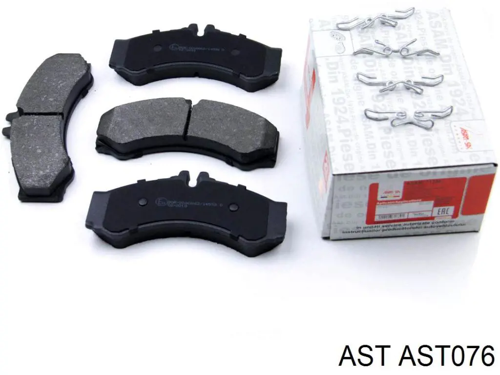 Гальмівні колодки AST AST076 ціна, від 19.00 USD