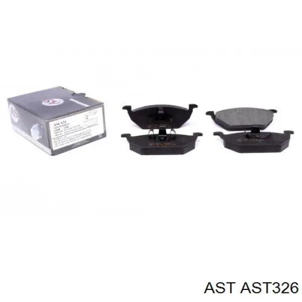 Задні гальмівні колодки AST AST326 ціна, від 16.48 USD