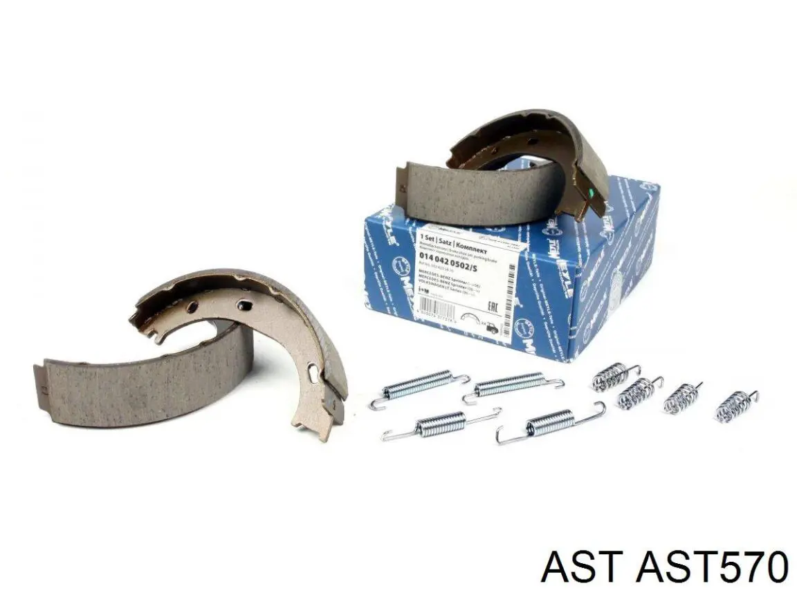 AST570 AST Гальмівні колодки ручника