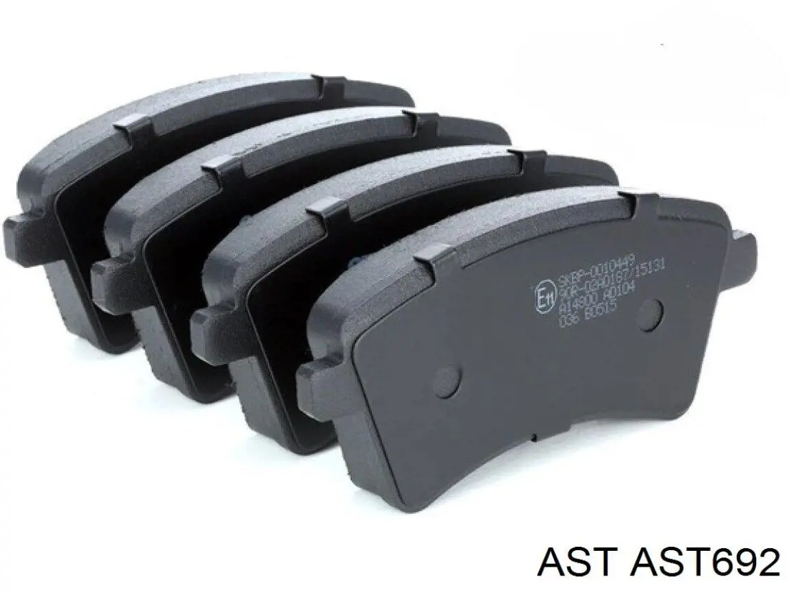 Купити AST692 AST Задні колодки