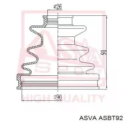 Купити 400960 Hart Пильник шарніра приводу