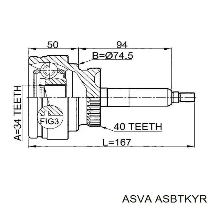 Купити 1303114SX Stellox Пильник шарніра приводу