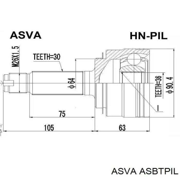 Купити HD0107 DAC Пильник шарніра приводу