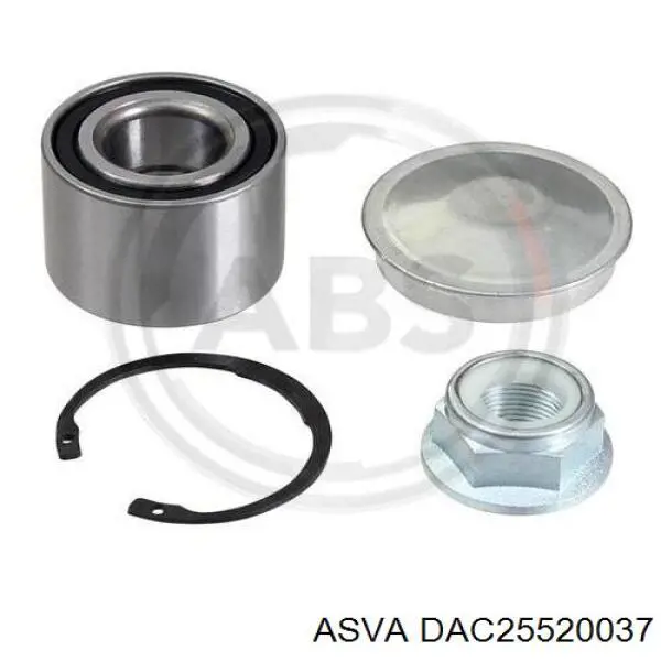 Підшипник задньої ступиці DAC25520037 Asva