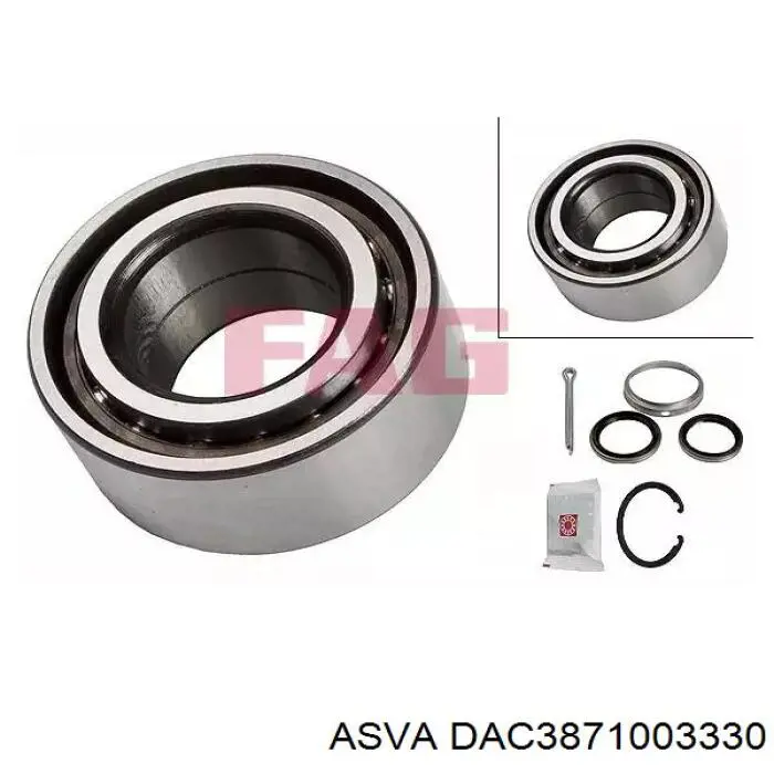 Комплект підшипник маточини передньої Koyo DAC3871W2CS70 ціна, від 16.24 USD