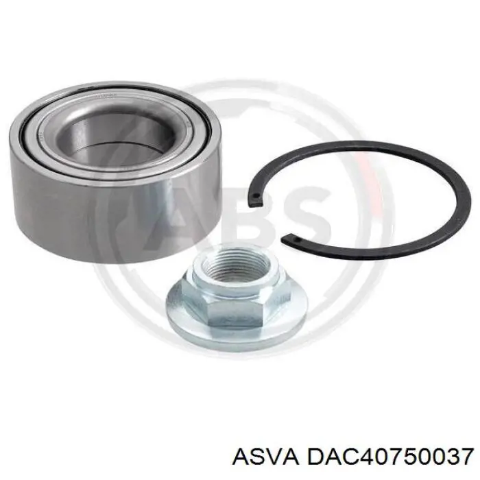 Підшипник задньої ступиці DAC40750037 Asva