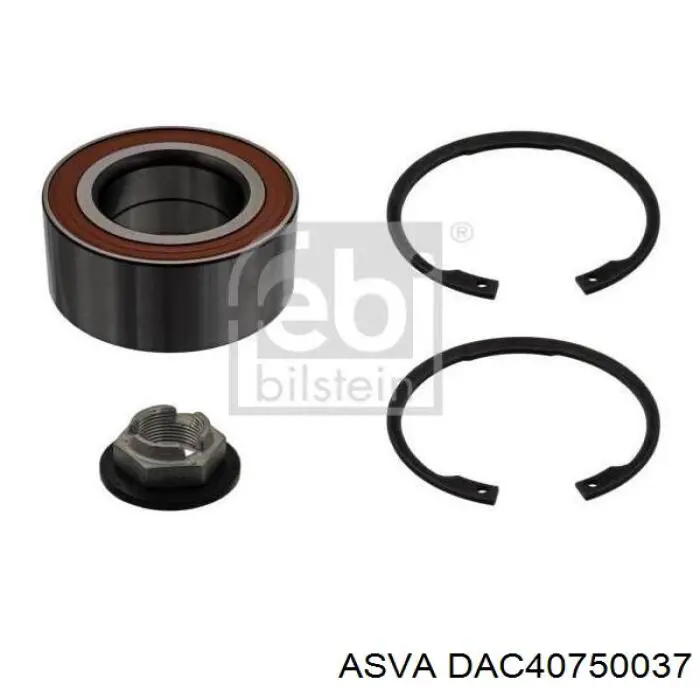 Купити DAC40750037 Asva Підшипник задньої ступиці