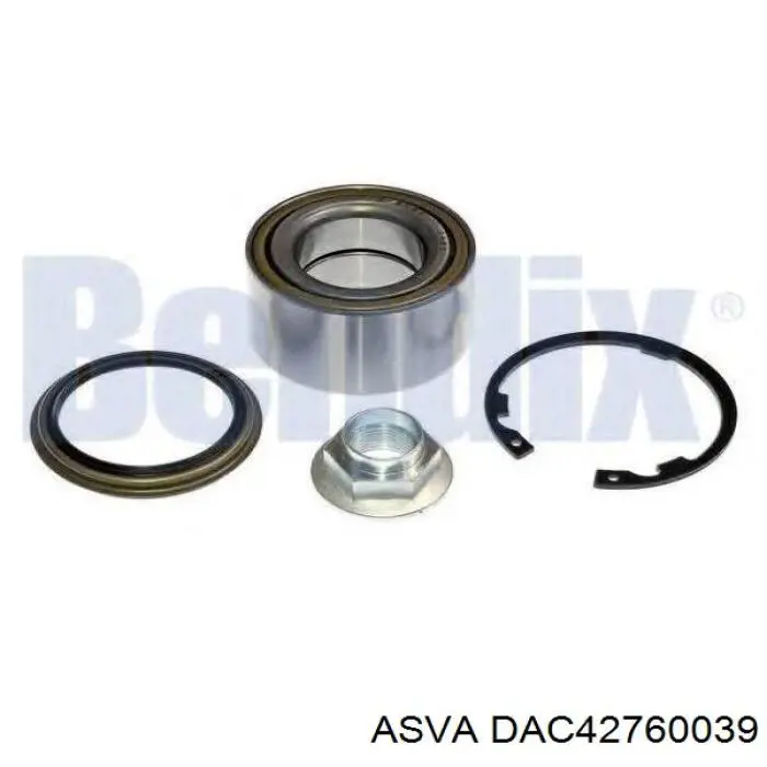 Комплект підшипник маточини передньої Shafer SH18458 ціна, від 14.15 USD