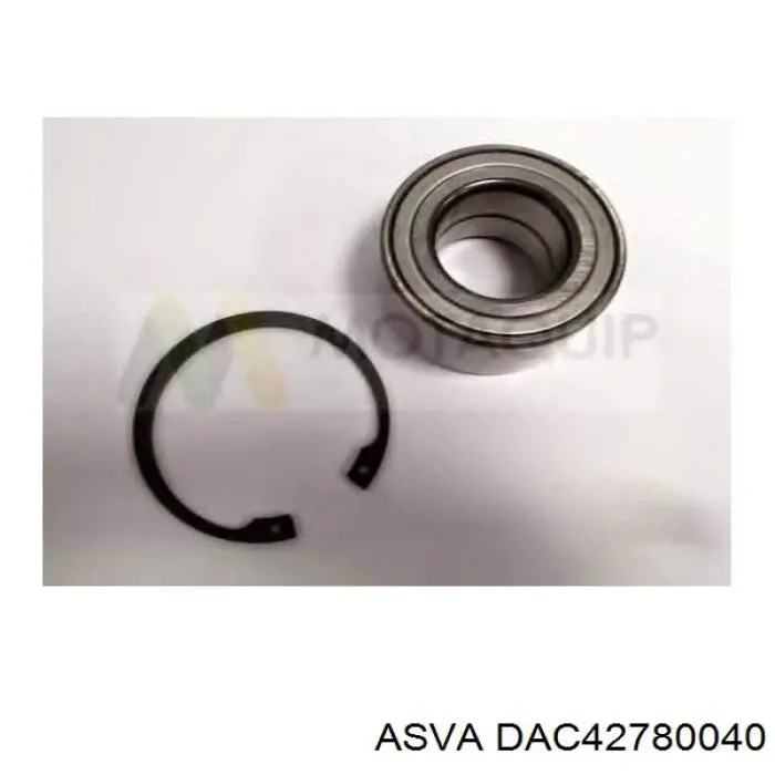 Комплект підшипник маточини передньої Asva DAC42780040 ціна, від 20.30 USD