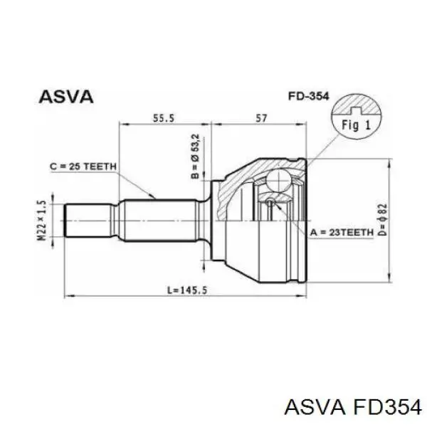 Купити S2046600 Starline Шарнір приводу зовнішній