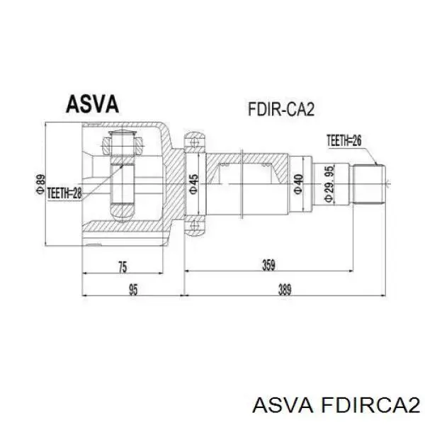 Купити 1459764 Ford ШРУС внутрішній правий