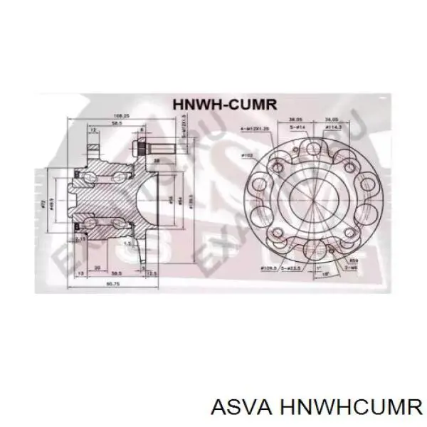 Купити W413520 Denckermann Підшипник ступиці колеса