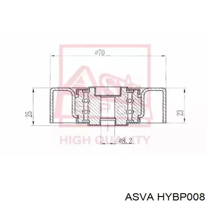 Купити HYBP008 Asva Натягувач приводного ременя