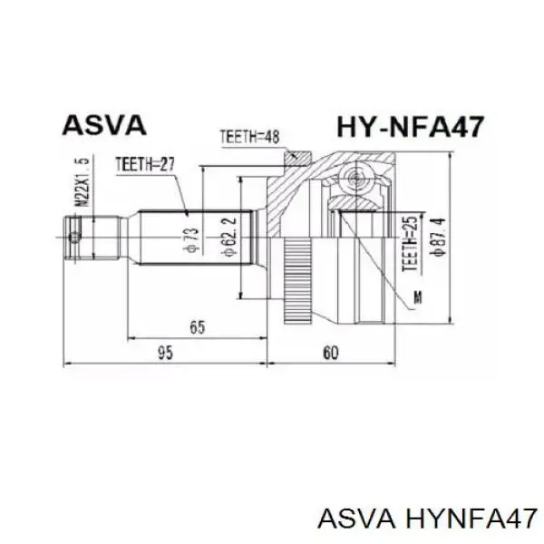 Граната колісна Asva HYNFA47 ціна, від 39.50 USD