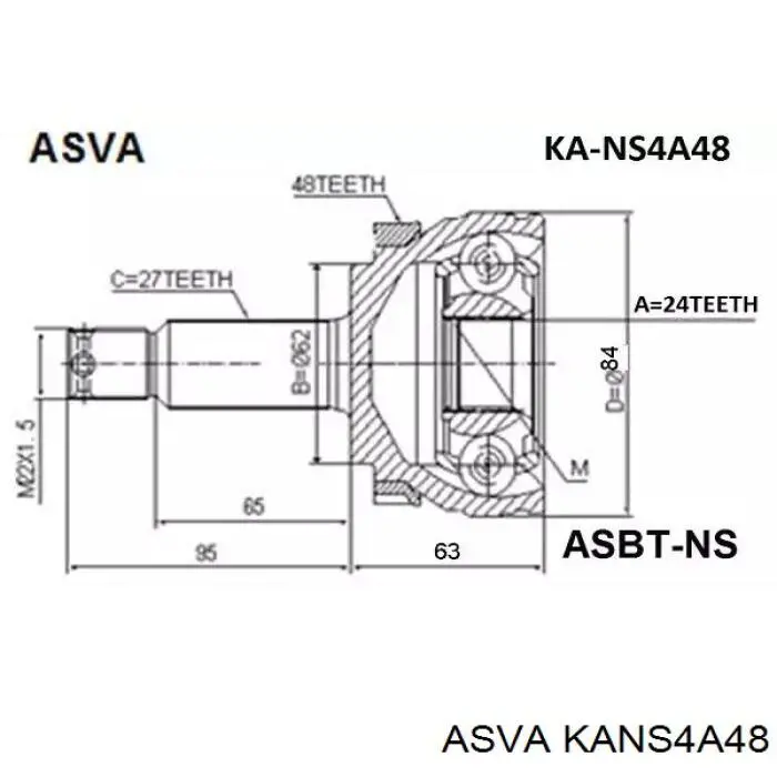 KANS4A48 Asva Граната зовнішня