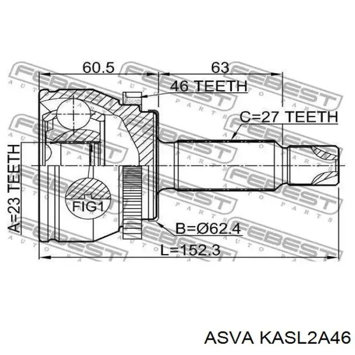Купити 607836 Cifam Шарнір приводу зовнішній